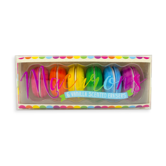 Macarons Vanilla-Scented Erasers