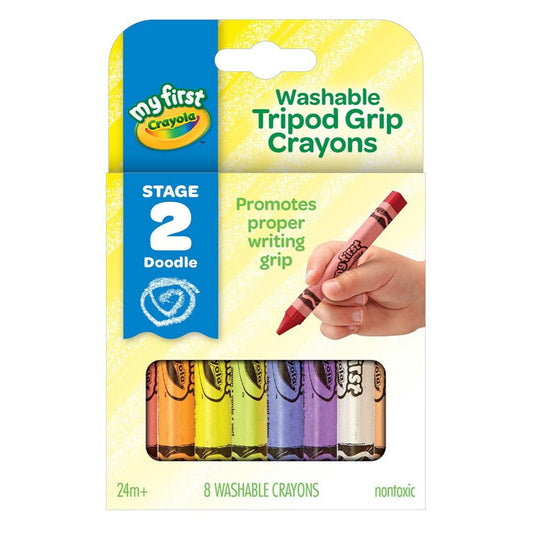 Washable Tripod Crayons
