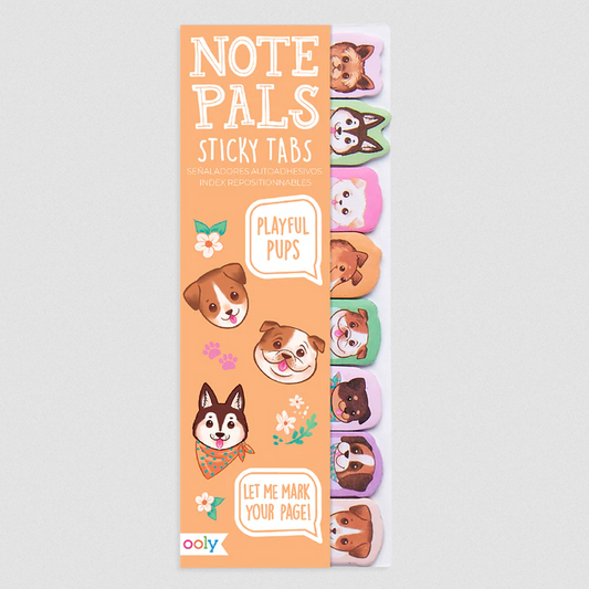 Note Pals Sticky Tabs | Playful Pups